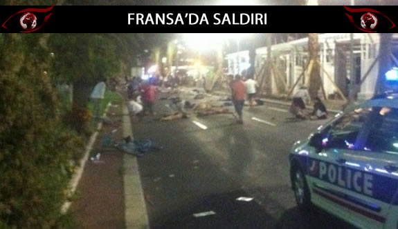 Fransa'da saldırı 75 ölü 100 yaralı!