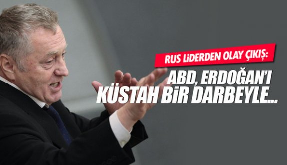 Rus Lider Jirinovski: ABD bir kez daha denedi