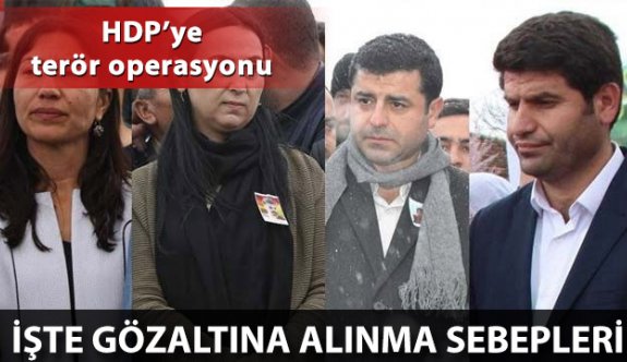 HDP MİLLETVEKİLLERİNE TERÖR SORUŞTURMASI