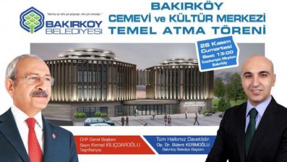 CHP Genel Başkanı Kılıçdaroğlu ,Cumartesi Bakırköy'e geliyor