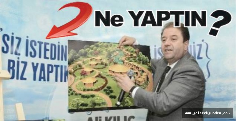 BAŞKAN ALİ KILIÇ ,NE KARŞILIĞINDA KAZANILAN DAVADAN FERAGAT ETTİN?