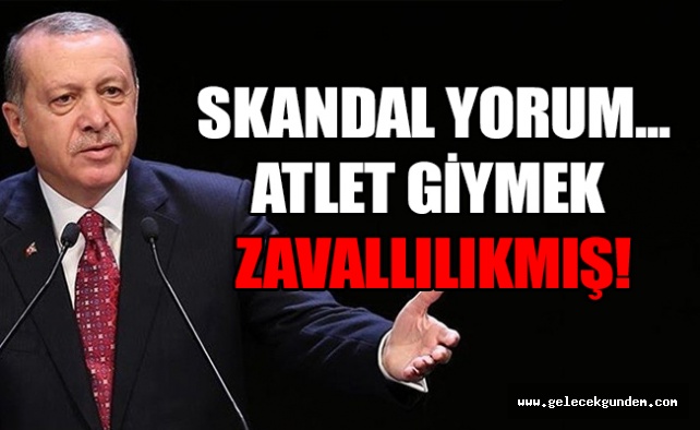 Erdoğan Muhtarlar Toplantısı'nda Kılıçdaroğlu'nun atletli halini eleştirdi