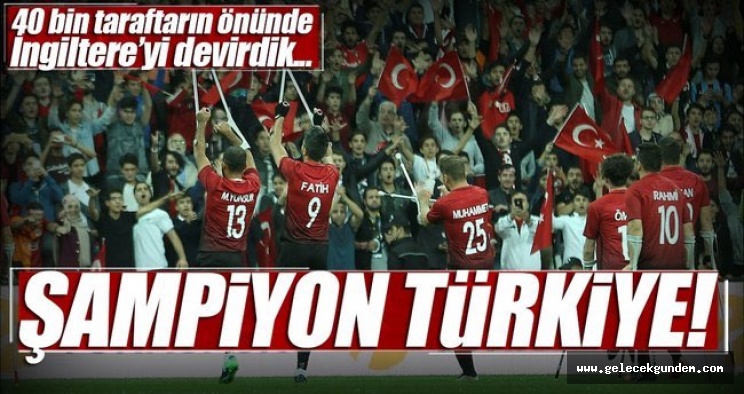 Türkiye sizinle gurur duyuyor,Türkiye Ampute Milli Takımı, Avrupa Şampiyonu oldu
