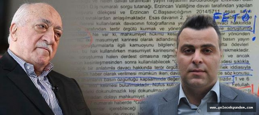 İlginç Mahkeme Kararı, Fethullah Gülen'e 'vatan haini' diyen gazeteciye hapis cezası
