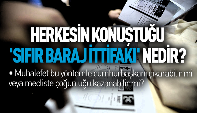 İşte konuşulan 0 baraj ittifakı