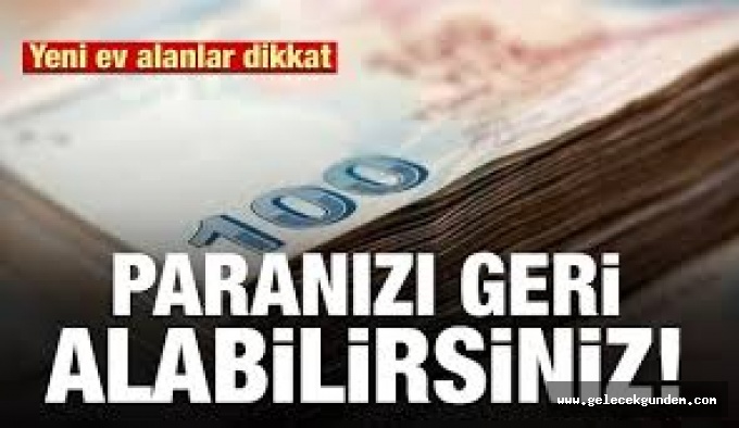 Tapuda ödenen harçlar geri alınabilecek