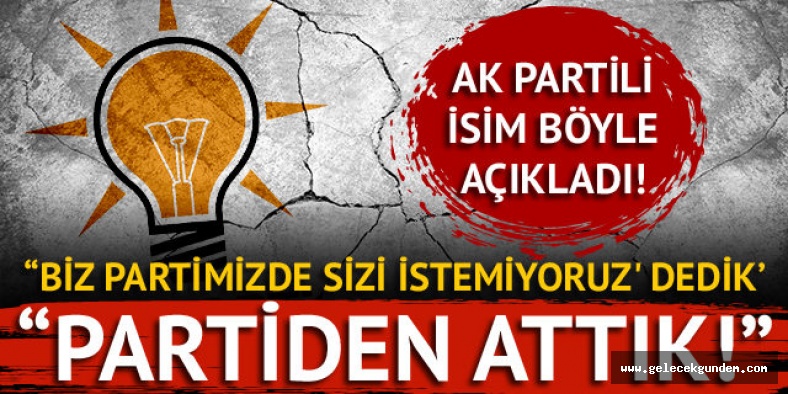 AK Partili Mehmet Özhaseki: Bazılarını partiden attık!