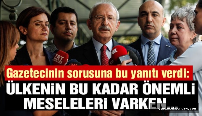 BAKIRKÖY'DE KILIÇDAROĞLU'NDAN ÖNEMLİ AÇIKLAMALAR