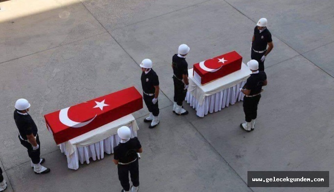 En acı tören! Şehit anne ve bebeği uğurlanıyor