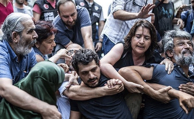Hrant Dink'in oğlunun gözaltına alınmasını HDP 'li milletvekilleri engelledi