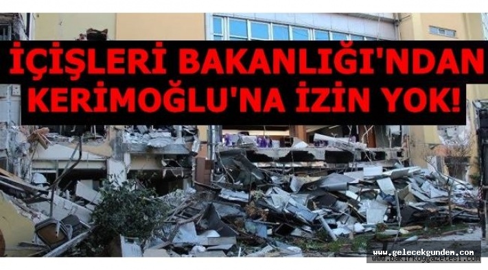 İÇİŞLERİ BAKANLIĞI BAKIRKÖY SPOR VAKFI YIKIMI HUKUKA UYGUN DİYEREK BAŞKAN DR. KERİMOĞLUNA SORUŞTURMA İZNİ VERMEDİ