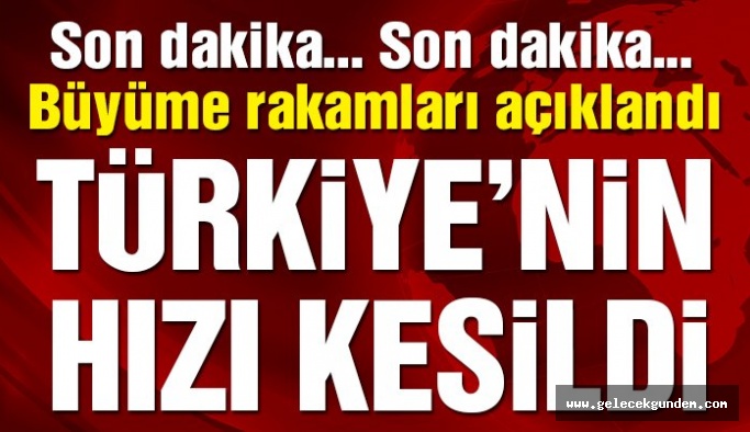 EKONOMİ ZORDA ,BÜYÜME HIZ KESTİ