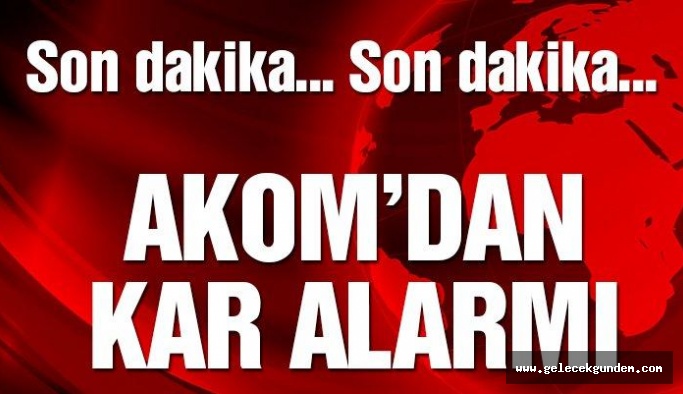 Son dakika: AKOM’dan İstanbul’a kar alarmı! Meteoroloji’nin uyardığı hava dalgası geliyor!