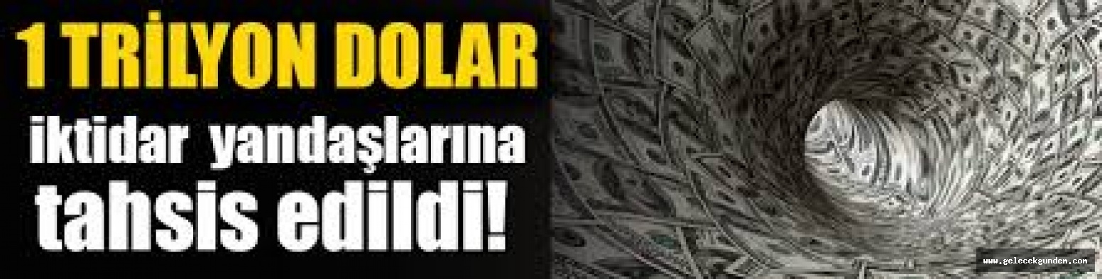 "1 trilyon dolar, haksız olarak iktidar yandaşlarına tahsis edildi! "