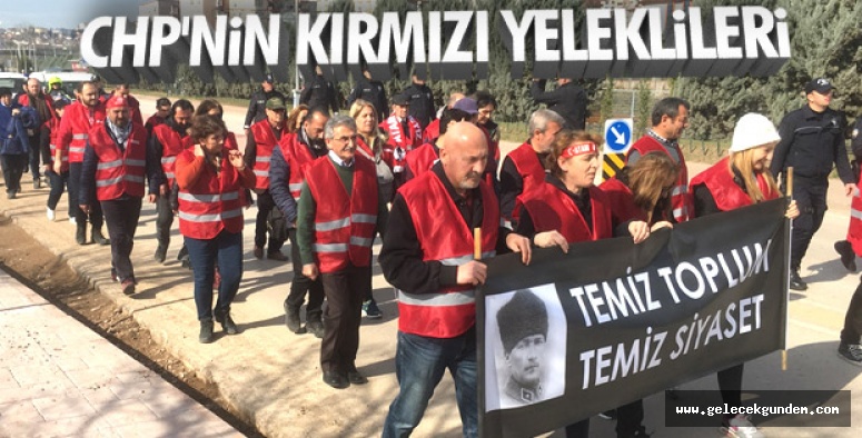 CHP'liler sloganlarla Ankara'ya yürüyor