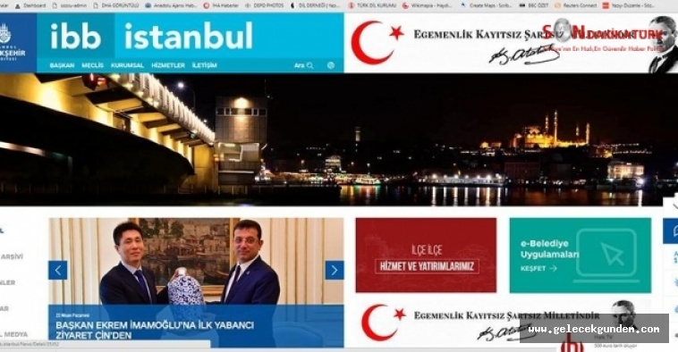 İBB sitesine Atatürk’ün fotoğrafı ve sözü geldi