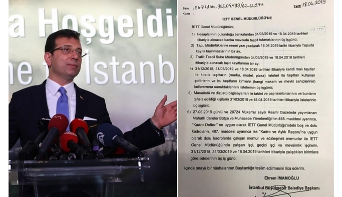 İmamoğlu'nun mesaisi başladı: İlk olarak o belgeleri istedi