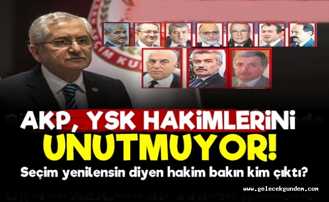 Seçim Yenilensin Diyen Hakim Bakın Kim Çıktı?