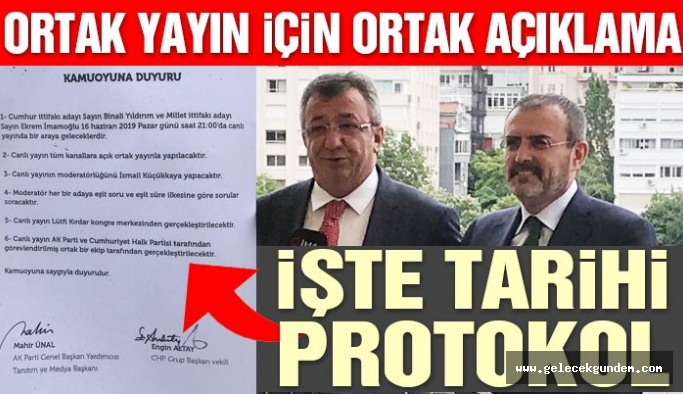 Ekrem İmamoğlu ve Binali Yıldırım’ın ortak yayını belli oldu