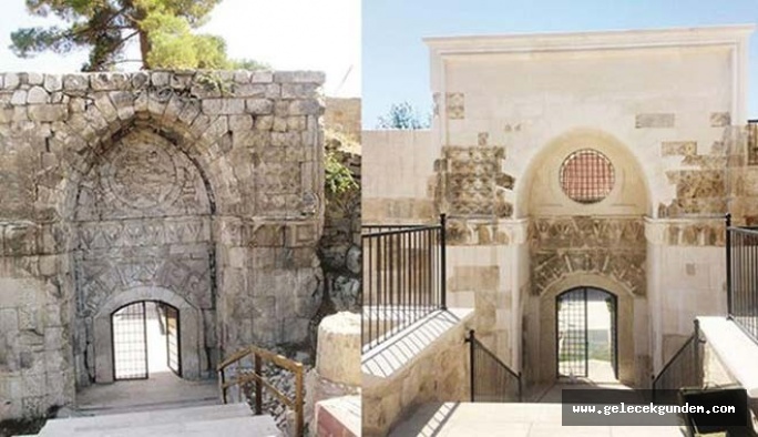 Tarihi katledenler! 800 yıllık tarihi kapı 'yepyeni' oldu