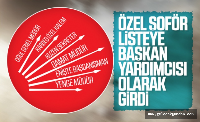 Belediye başkanı özel şoförünü başkan yardımcısı yaptı