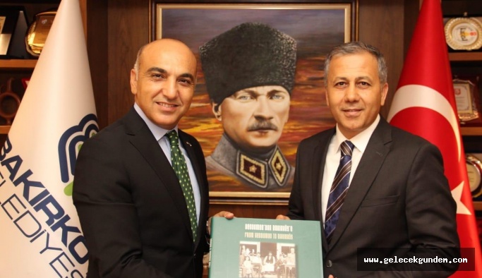 İstanbul Valisi Ali Yerlikaya ,Bakırköy Belediye Başkanı Dr. Bülent Kerimoğlu'nu ziyaret etti.