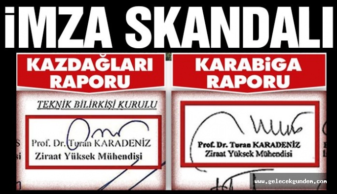 Kazdağları davasında bilirkişi imzası sahte!
