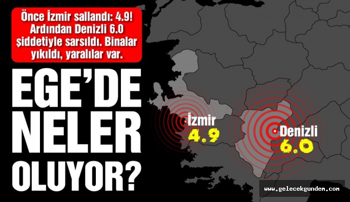 Son dakika: Denizli’de çok büyük deprem! Denizli 6 büyüklüğünde deprem…
