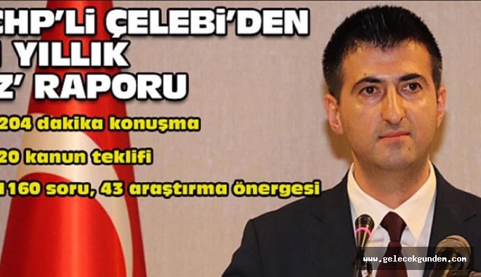 CHP’li Çelebi’den 1 yıllık ‘Z’ raporu! Tüm vekiller vermelidir