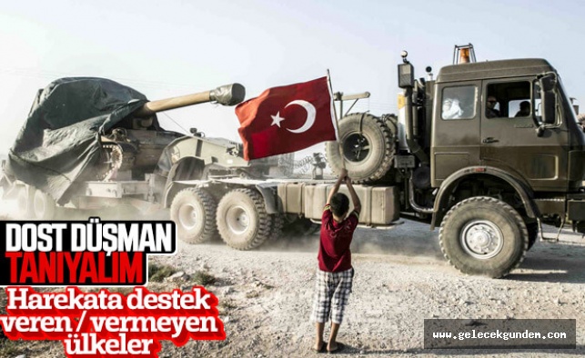 Barış Pınarı Harekatı'nda yanımızda olan ve olmayanlar