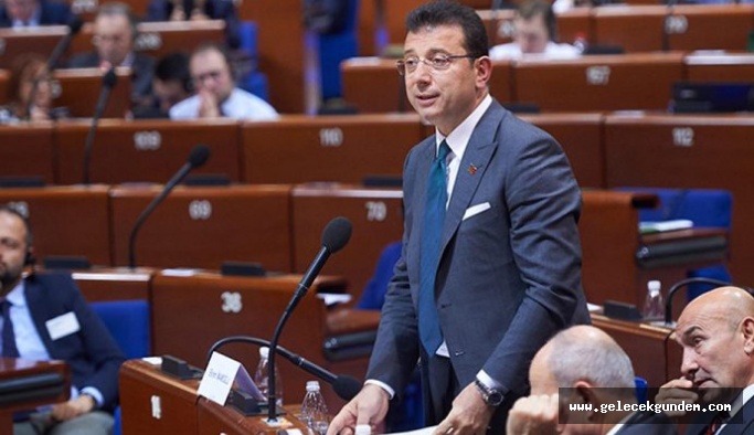 Ekrem İmamoğlu Strasburg’da konuştu: ‘Kayyum konusundaki uygulamaya karşıyım’