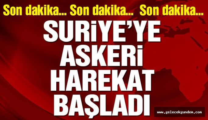 Son dakika… Erdoğan: Askeri harekat başladı