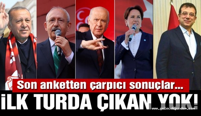 Dikkat çeken seçim anketi: Yarın seçim olsa…CHP'de düşüş var !