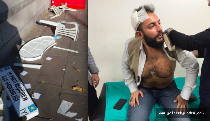 İYİ Parti standına saldırı: İlçe başkanı yaralandı