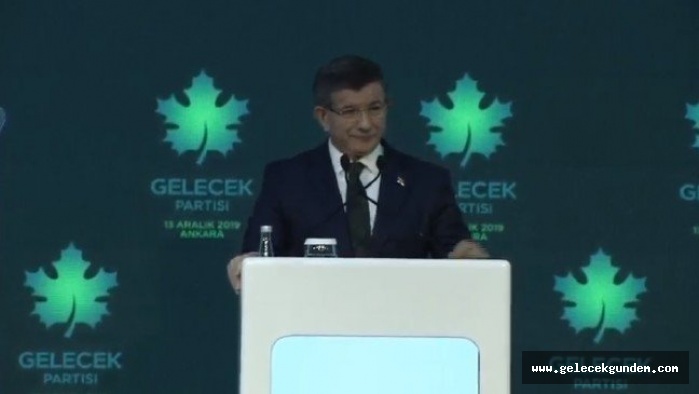 Ahmet Davutoğlu, Gelecek Partisi'nin ilkeleri ve kurucularını açıklıyor