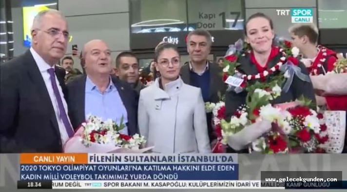 BEŞİKTAŞ BELEDİYESİ 82 MİLYON ADINA VOLEYBOL MİLLİ TAKIMINI KARŞILADI!