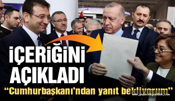 Son Dakika! İmamoğlu, Erdoğan’a sunduğu mektubun içeriğini açıkladı: “Cevabını İstanbul halkı adına bekliyorum”