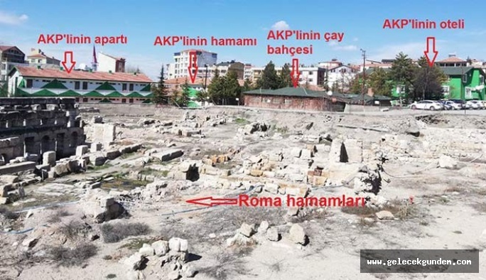 Herşey yıkıldı, O AKP'li başkanın binaları yerinde kaldı!
