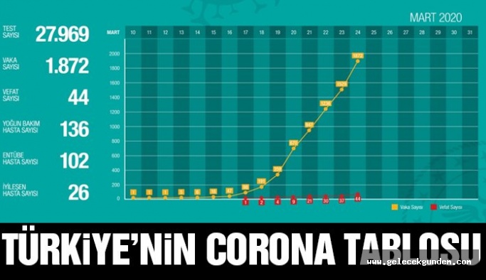 TÜRKİYE'DE KORONA VİRÜS ARTIŞI DEVAM EDİYOR!