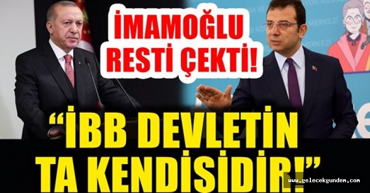 İBB Başkanı İmamoğlu: İBB devletin ta kendisidir, yardım için kimsenin fetvasına ihtiyacı yok