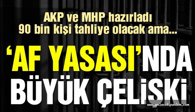 İnfaz yasasında büyük çelişki