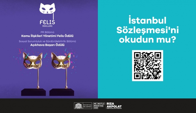Istanbul Sozlesmesi Farkindalik Kampanyasi Ile Besiktas Belediyesi Felis Odullerinin Sahibi Oldu