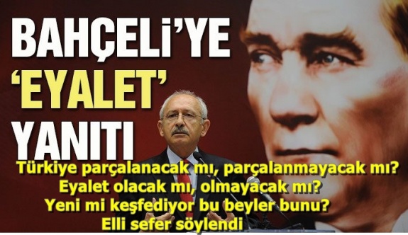 Devlet Bahceli Nin Eyalet Sistemi Tepkisine Aciklama Politika
