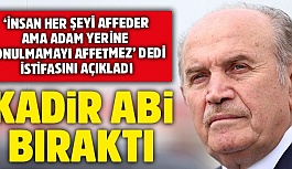 Son dakika! Kadir Topbaş istifasını açıkladı......