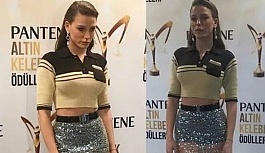 Serenay Sarıkaya'nın kıyafeti bakın...