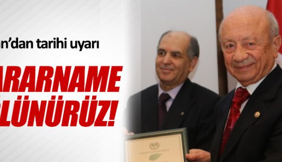 Eski Adalet Bakanı Hikmet Sami Türk: Ülke 1 kararname ile eyaletlere bölünebilir