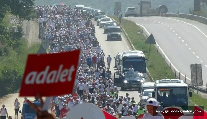 Ülkü Ocakları Eski Genel Başkanı'ndan Adalet Yürüyüşü'ne destek