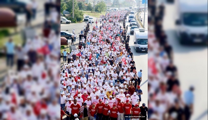 ADALET YÜRÜYÜŞÜ,İSTANBUL 60 KM