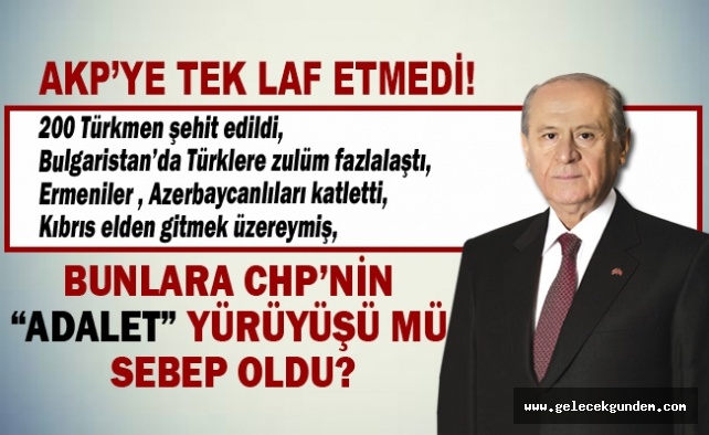 Bahçeli, dört sayfalık açıklamada AKP’ye tek laf etmedi!