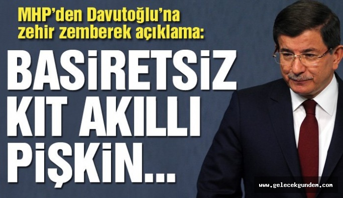 Son dakika haberi: MHP’den Ahmet Davutoğlu’na aynı sertlikte cevap